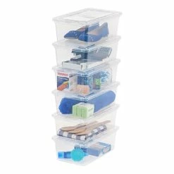 Flash Sale ❤️ Storage Bins & Totes IRIS® 6 Quart Clear Storage Box, 6 Pack 🥰 -legal paper Store unnamed file 7235