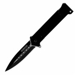 Coupon 💯 Trademark Global Knives Trademark Whetstone™ 8" Speedster Pocket Knife, Black ✨