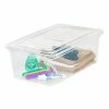Cheapest 👏 Storage Bins & Totes IRIS 6 Qt. Snap-tight Lid Storage Tote, Clear, 18/Pack (586850) 🔔 -legal paper Store unnamed file 7333