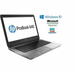 Hot Sale 🔔 Laptops HP ProBook 640 G1 14" Refurbished Laptop, Intel I5 2.6 GHz Processor, 8GB Memory, 120GB SSD, Windows 10 Home 🤩
