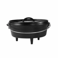 Top 10 🤩 Bakeware Lodge Cast Iron Deep Camp Dutch Oven 14 Inch / 10 Quart Black L14DCO3 🌟