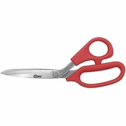 Promo ✨ Clauss® 8" Stainless Steel Multi Purpose Scissors, Sharp Tip, Bent Handle, Maroon (18343) 😍