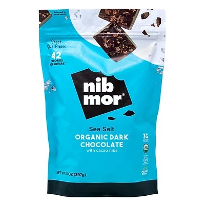 Wholesale 😀 NibMor 🍬 Candy & Chocolate Nib Mor, Sea Salt Organic Dark Chocolate Squares, 14 Oz. 🔥 2 Wholesale 😀 NibMor 🍬 Candy & Chocolate Nib Mor, Sea Salt Organic Dark Chocolate Squares, 14 Oz. 🔥