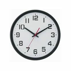 Coupon ⌛ Wall Clocks Tempus Wall Clock, Plastic, 14" (TC7911B) 👏