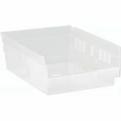 Outlet 🤩 Storage Bins & Totes Quantum Storage Systems Store-More 10.14 Qt. Open Lid Storage Bin, Yellow, 16/Carton (QSB205YLCT) 😀