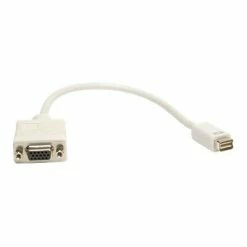 Brand new 🤩 Adapters Tripp Lite P138-000-VGA 8" Mini DVI To VGA Adapter Cable, White 🌟
