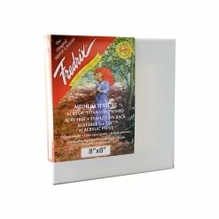 Cheapest 👏 Canvas & Art Boards Fredrix Red Label Stretched Cotton Canvas 8 In. X 8 In. Each 🛒