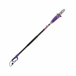 Wholesale 🧨 Weed Cutter Sun Joe 8-Inch 6.5-Amp Multi-Angle Telescopic Electric Pole Chain Saw, Purple (SWJ802E-PRP) ⭐