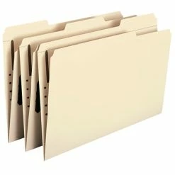 Cheap 🔥 Classification Folders Smead Fastener File Folders, 1 Fastener, Reinforced 1/3-Cut Tab, Legal Size, Manila, 50/Box (19537) 😍 -legal paper Store unnamed file 754