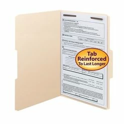 Cheap 🔥 Classification Folders Smead Fastener File Folders, 1 Fastener, Reinforced 1/3-Cut Tab, Legal Size, Manila, 50/Box (19537) 😍 -legal paper Store unnamed file 757