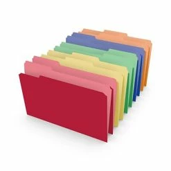 Coupon ❤️ Staples Heavyweight File Folders, 1/3 Cut, Legal Size, Assorted Colors, 50/Box (TR18366) ✔️