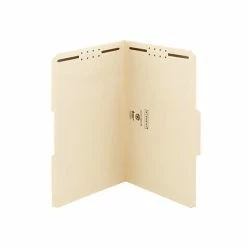 Discount 👏 Classification Folders Smead Fastener File Folders, 2 Fasteners, Reinforced 1/3-Cut Tab, Legal Size, Manila, 50/Box (19537) ✔️