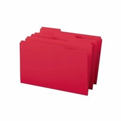 Cheap 👍 Smead File Folders, Reinforced 1/3-Cut Tab, Legal Size, Red, 100/Box (17734) ❤️ -legal paper Store unnamed file 802