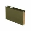 Hot Sale ⭐ Pendaflex Reinforced Hanging File Folders, Extra Capacity, 5-Tab, Legal Size, 2" Expansion, Standard Green, 25/Box (PFX 04153x2) 🎉 -legal paper Store unnamed file 848
