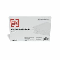 Coupon ❤️ Oxford® Index Cards Staples 5" X 8" Index Cards, Legal Ruled, White, 100/Pack (TR51016) ⭐