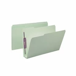 Hot Sale 🛒 Smead Pressboard Classification Folders With SafeSHIELD Fasteners, 1/3-Cut Tab, Legal Size, Gray/Green, 25/Box (19944) 👍 -legal paper Store unnamed file 902