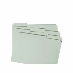Promo ❤️ Smead Pressboard Classification Folders With SafeSHIELD Fasteners, 1/3-Cut Tab, Legal Size, Gray/Green, 25/Box (19934) 🧨 -legal paper Store unnamed file 923