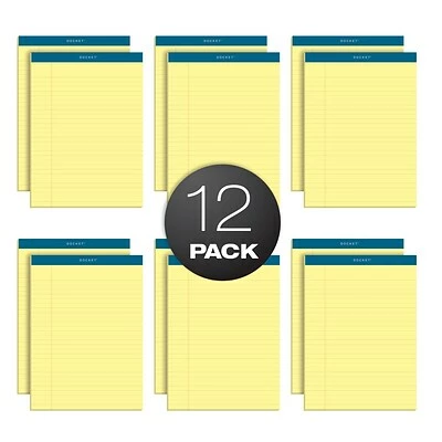Best deal 🎉 Tops® Docket® Legal Pads TOPS Docket Notepads, 8.5" X 11.75", Wide Ruled, Canary, 50 Sheets/Pad, 12 Pads/Pack (TOP63400) 🌟 3 Best deal 🎉 Tops® Docket® Legal Pads TOPS Docket Notepads, 8.5" X 11.75", Wide Ruled, Canary, 50 Sheets/Pad, 12 Pads/Pack (TOP63400) 🌟